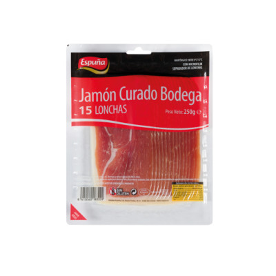 Jambon Serrano ESPUNA - 15 tranches, 250 g