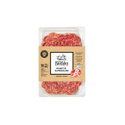 Rosette supérieure Label Rouge BASTIDES - 16 tranches, 80 g