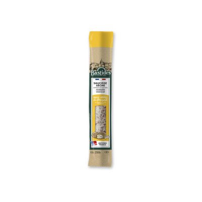 Saucisse sèche droite aux noix BASTIDES, 120 g