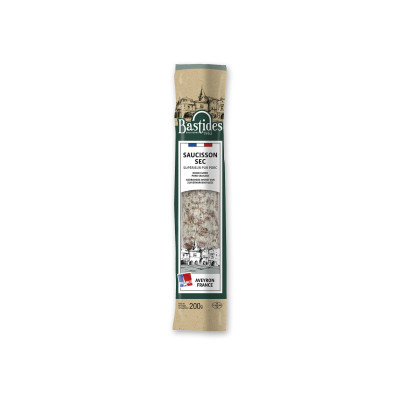Saucisson sec supérieur BASTIDES, 200 g
