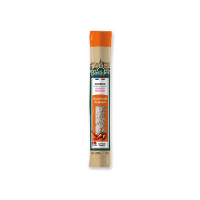 Chorizo droite BASTIDES, 250 g