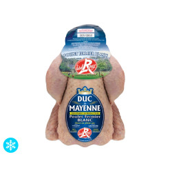 Poulet fermier blanc congelé, France