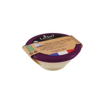 Rillettes d'oie et figues LECHEF, 100 g