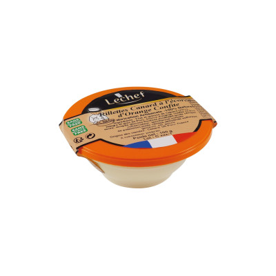 Rillettes de canard à l'orange LECHEF, 100 g
