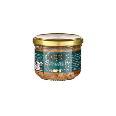 Terrine de Noel aux épices douces CLOS SAINT SOZY, 180 g