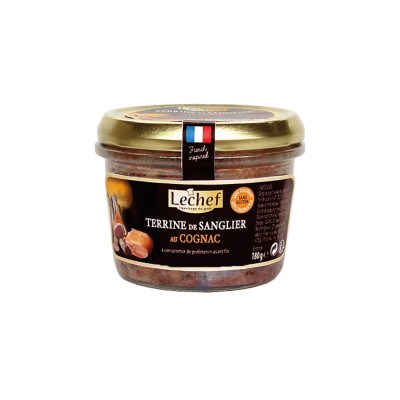 Terrine de sanglier au cognac LECHEF, 180 g