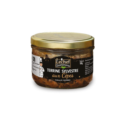 Terrine St Sylvestre aux cèpes LECHEF, 180 g