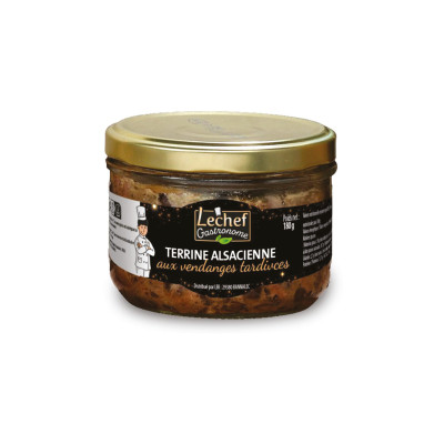 Terrine alsacienne aux vendanges tardives LECHEF, 180 g