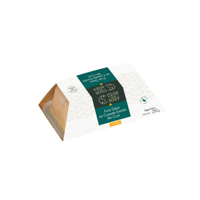 Foie gras de canard entier mi-cuit CLOS SAINT SOZY, 250g