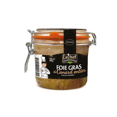 Foie gras de canard entier LECHEF, 300 g