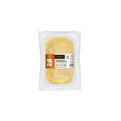 Foie gras de canard entier du Sud-Ouest au poivre de Madagascar DELPEYRAT, 180 g