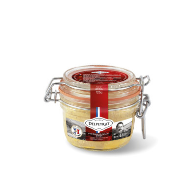 Foie gras de canard entier du Sud-Ouest DELPEYRAT, 125g