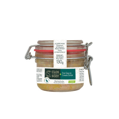 Foie gras de canard entier CLOS SAINT SOZY, 130g