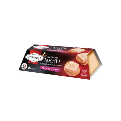 Bloc de foie gras de canard au Saint-Emilion DELPEYRAT, 100g