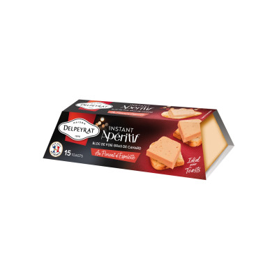 Bloc de foie gras de canard au piment d'Espelette DELPEYRAT, 100g