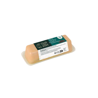 Bloc de foie gras de canard mi-cuit au poivre de Penja CLOS SAINT SOZY, 110g