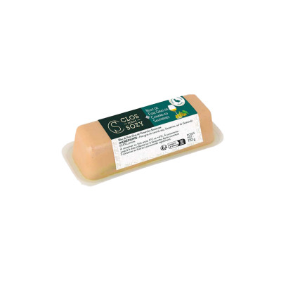 Bloc de foie gras de canard mi-cuit au Sauternes CLOS SAINT SOZY, 110g