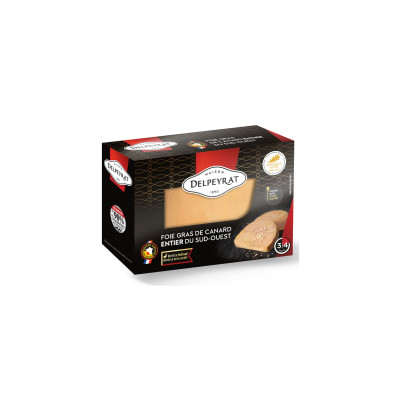 Foie gras de canard entier du Sud-Ouest en lobe DELPEYRAT, 150 g