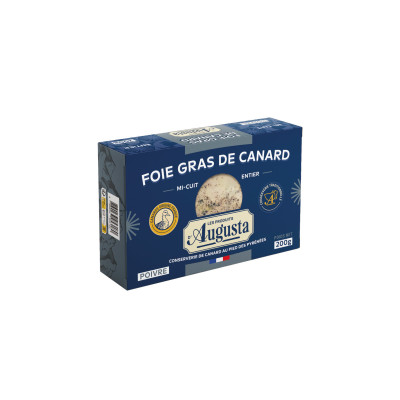 Foie gras de canard entier en ballotin au poivre LECHEF, 200 g