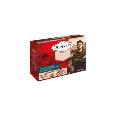Bloc de foie gras de canard du Sud-Ouest avec morceaux, DELPEYRAT, 400g
