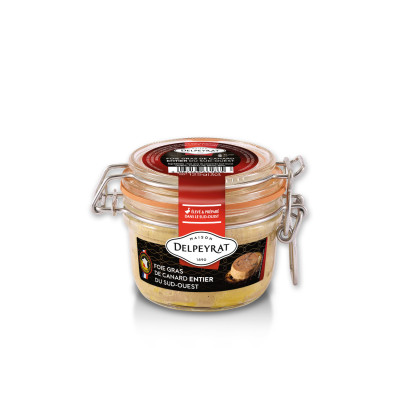 Foie gras de Canard entier du Sud-Ouest DELPEYRAT, 125 g