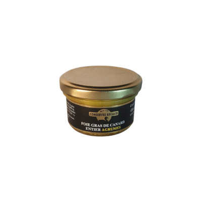 Foie gras de canard entier aux agrumes REGAUD, 90 g