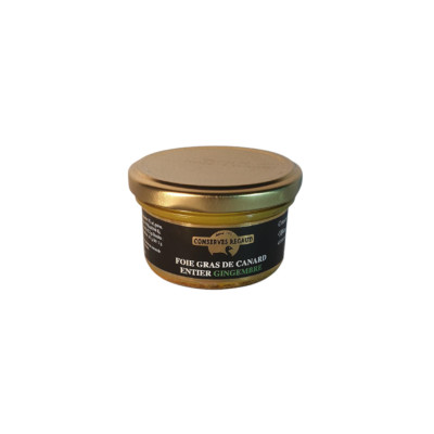 Foie gras de canard entier au gingembre REGAUD, 90 g