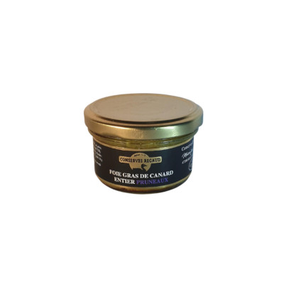 Foie gras de canard entier aux pruneaux REGAUD, 90 g