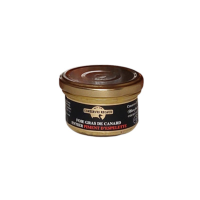 Foie gras de canard entier au piment REGAUD, 90 g
