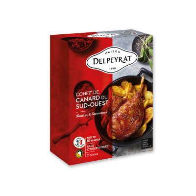 2 cuisses de canard confites DELPEYRAT, 550 g