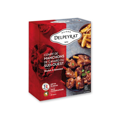 Confit de manchons de canard IGP DELPEYRAT, 550 g