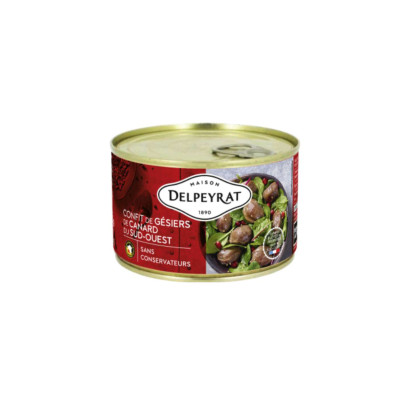 Gésiers de canard confits DELPEYRAT, 385 g