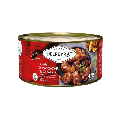 Confit de manchons de canard du Sud-Ouest DELPEYRAT, 1350 g
