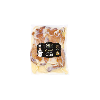 4 cuisses de canard confites LECHEF, 1 kg environ