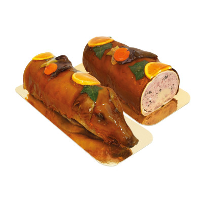 Demi cochon de lait farci au cognac fine champagne, 3,5 kg