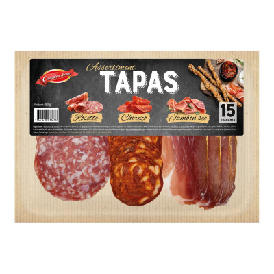 Assortiment Tapas (15 tranches), 180 g