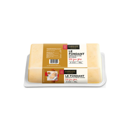 Spécialité au Foie de Canard mi-cuit (50% Foie gras) SARRADE, 750 g