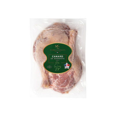 2 cuisses de canard cru Halal FR, 370 g environ, congelées