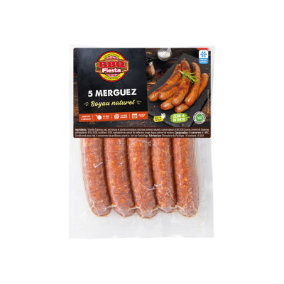 5 merguez, congelées
