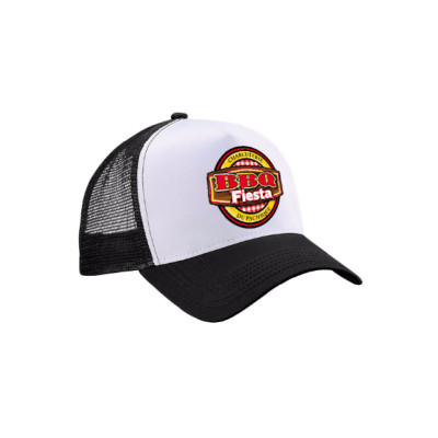 Casquette trucker noir BBQ FIESTA