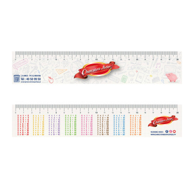 Règle souple PVC 20 cm