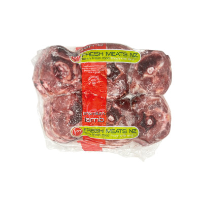 6 colliers d'agneau NZ, 1 kg environ, congelés