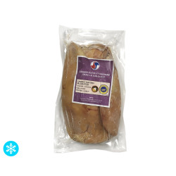 1 lobe de foie gras de canard cru déveiné congelé, France