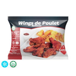 Wings de poulet BBQ Halal congelés, 350g