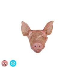 Tête de porc congelée