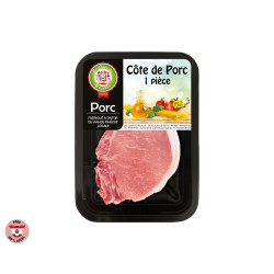 1 côte de porc locale