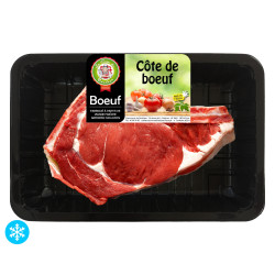 1 tranche de côte de bœuf congelée, 600g environ