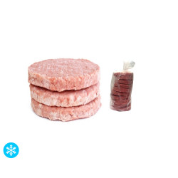 Steak haché 100% pur bœuf (170g), le carton de 13,6 kg, congelé