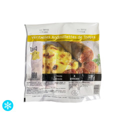 4 andouillettes de Troyes (125g), 500 g environ, congelées