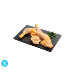 4 cuisses de poulet jaune Halal congelées, France